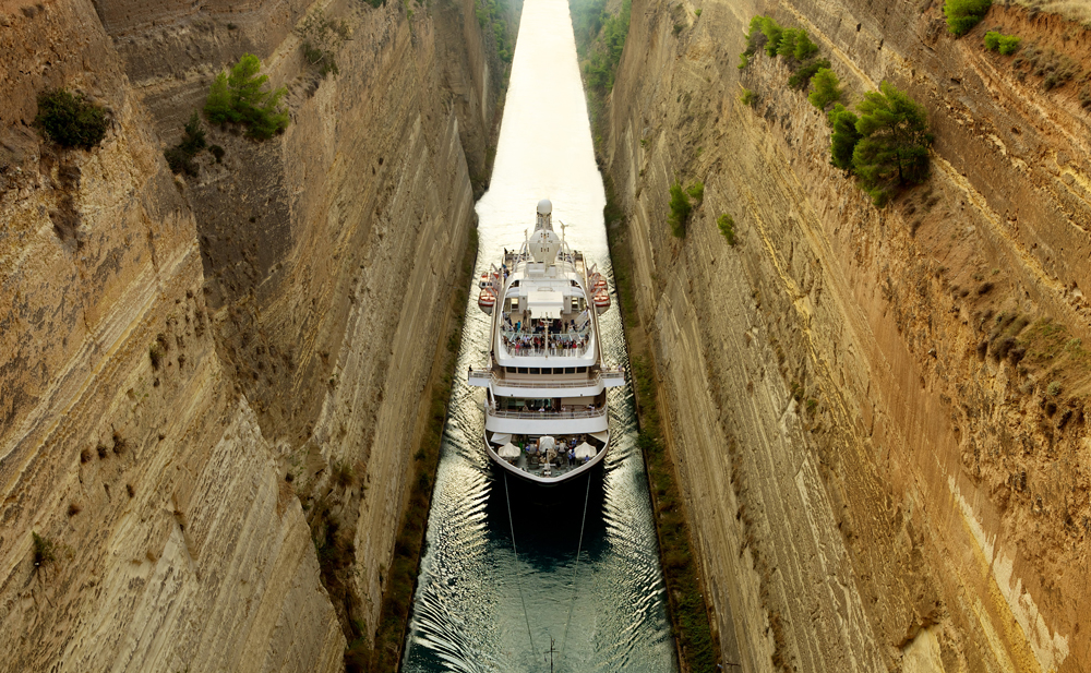 Corinth Canal Transit
