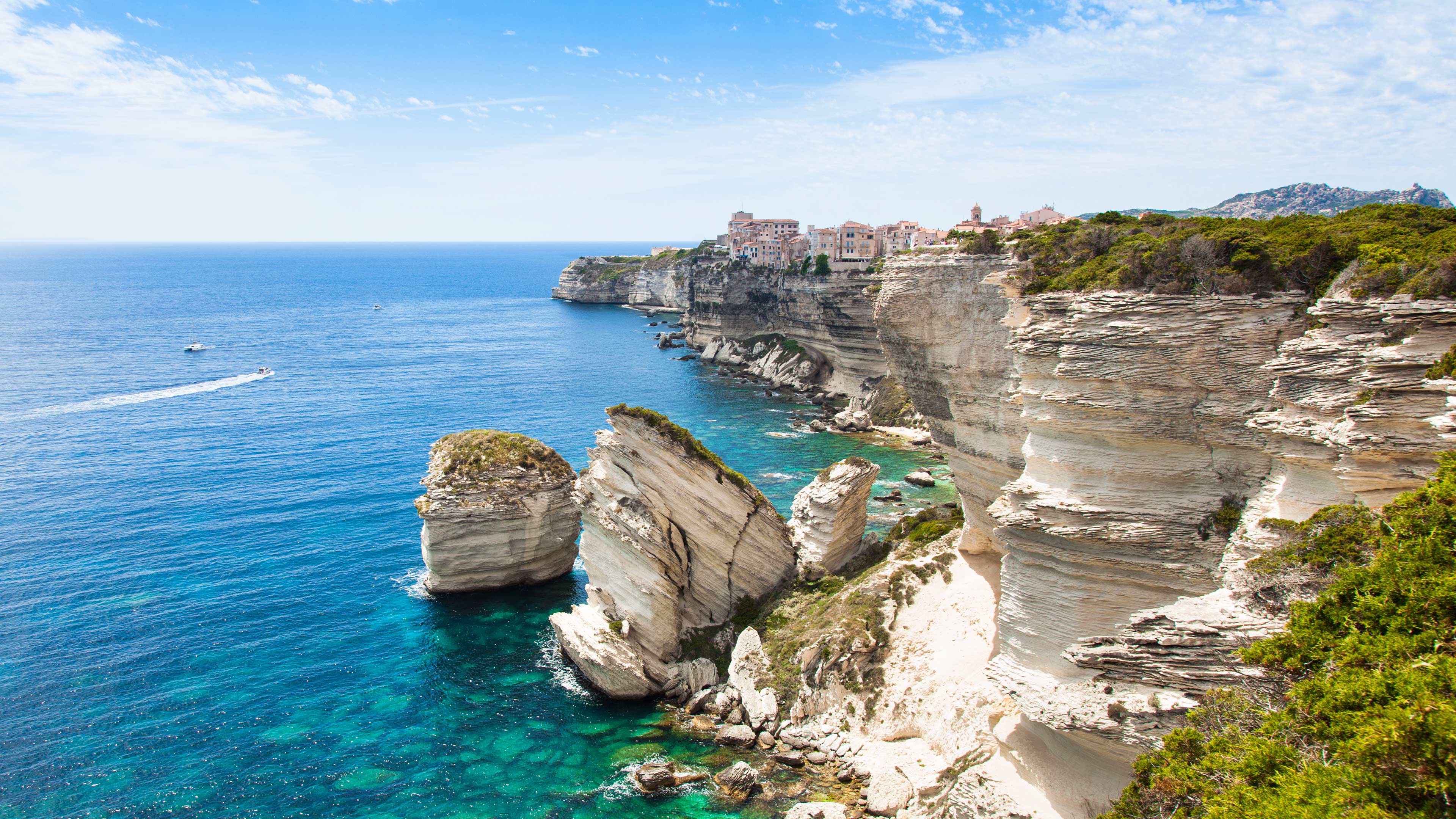 Bonifacio Corsica France small yacht cruise