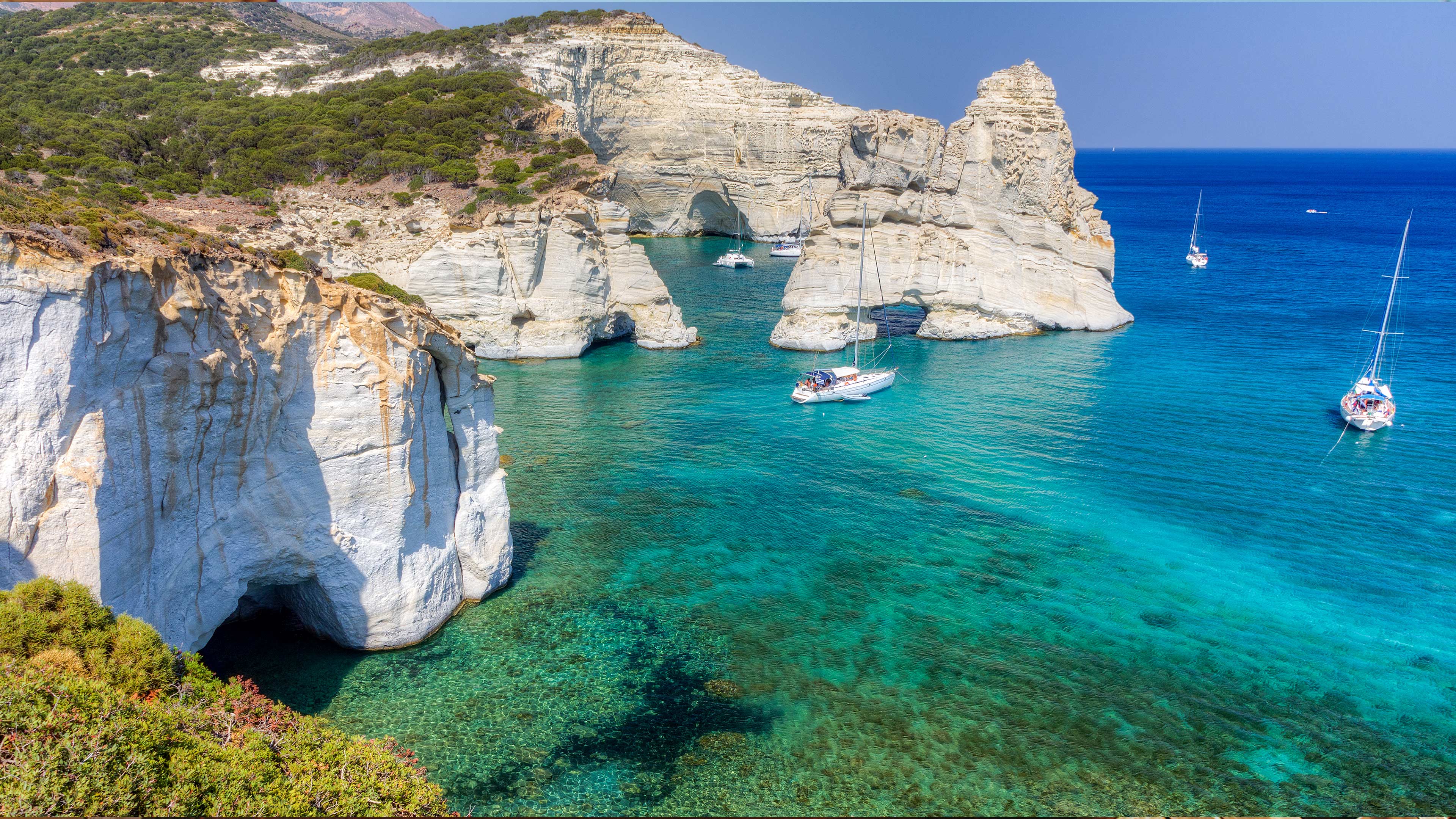 Milos Greece Luxury Yacht Vacation