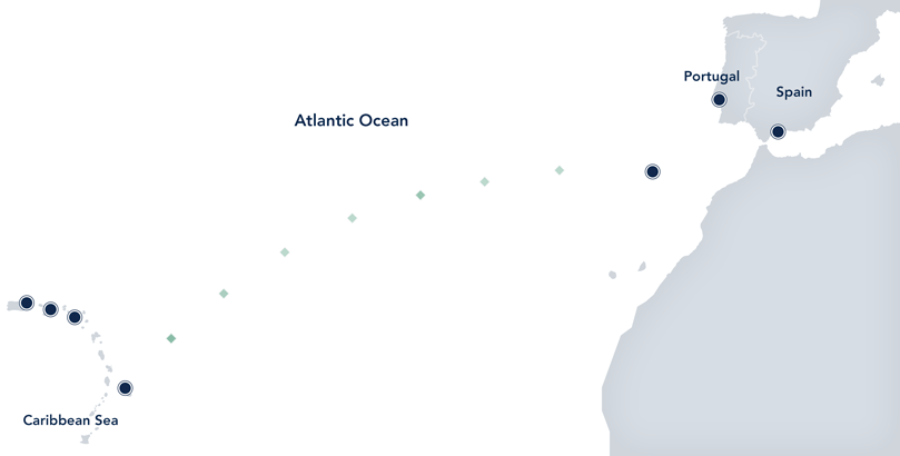 transatlantic cruise, transatlantic voyage, transoceanic cruise, luxury transatlantic cruise