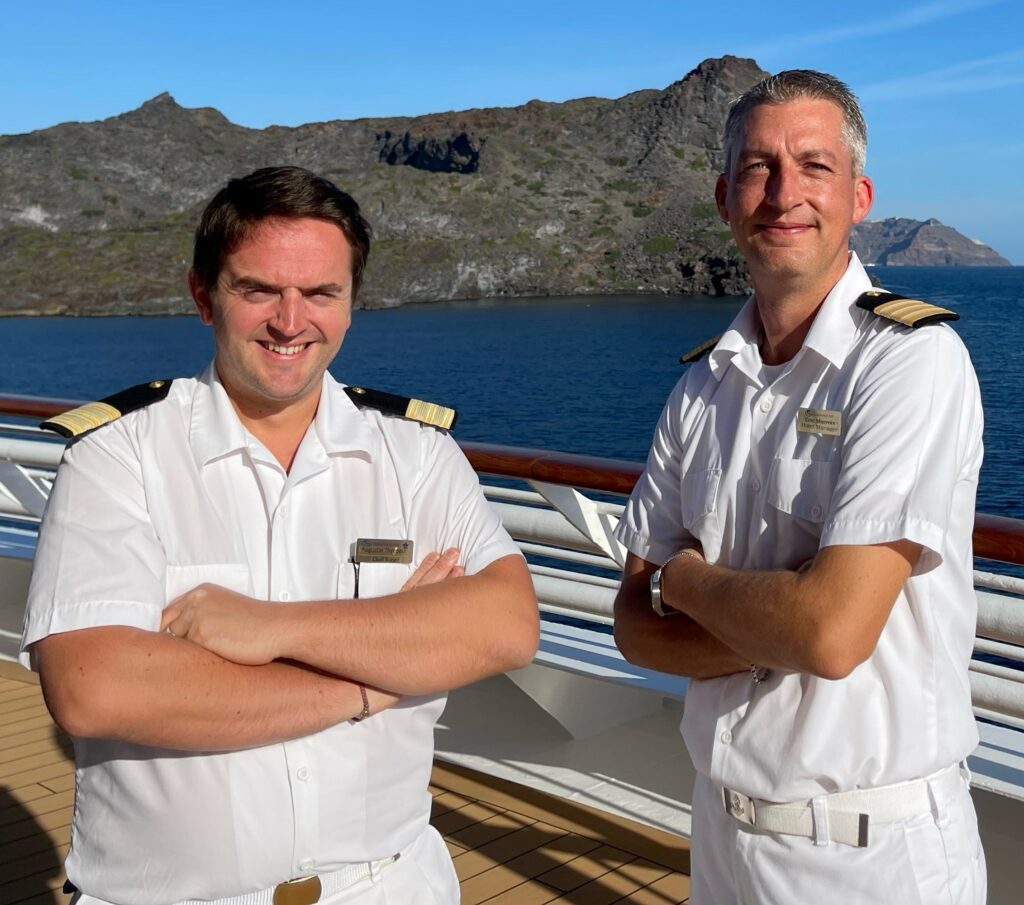 Eric, Hotel Manager&nbsp;& Augustin, Chief Purser&nbsp;