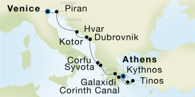 Luxury Cruise: The Adriatic, Greek Isles & Solar Eclipse