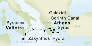 Luxury Cruise: Secluded Southern Italy & Greece