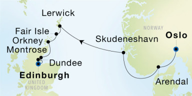 Luxury Cruise: Norway & the British Isles