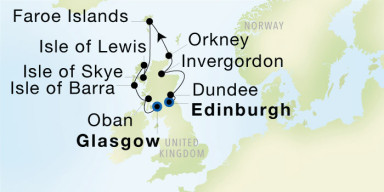 Luxury Cruise: Best of Scotland & the Faroe Islands