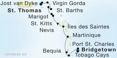 Luxury Cruise: Leeward & Windward Islands Explorer