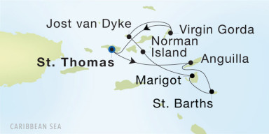 Luxury Cruise: Best of the Virgin Isles & St. Barths