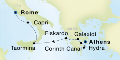Luxury Cruise: Greece & Italy Discovery