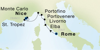 Luxury Cruise: Italian & French Riviera Delight