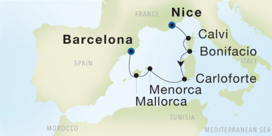 Luxury Cruise: Western Mediterranean Delight