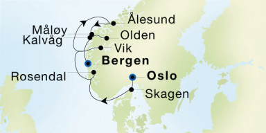Luxury Cruise: Norwegian Fjords & Solar Eclipse