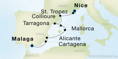 Luxury Cruise: Spanish Riviera Wine Voyage