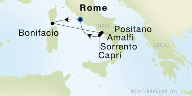 Luxury Cruise: Corsica & the Amalfi Coast