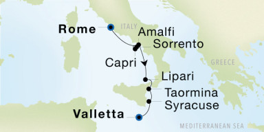 Luxury Cruise: The Amalfi Coast & Sicily