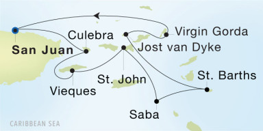Luxury Cruise: Best of the Virgin Isles & St. Barths