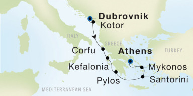Luxury Cruise: Adriatic Coast & Greek Isles