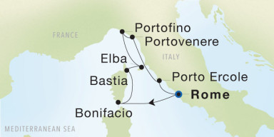 Luxury Cruise: Corsica & the Italian Coast