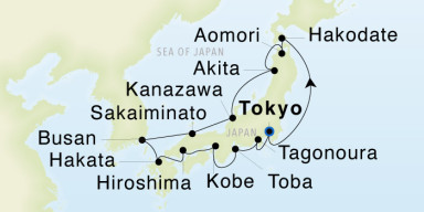 Luxury Cruise: The Great Circle of Japan & Korea II