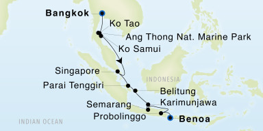 Luxury Cruise: Volcanoes, Temples & Island Jewels