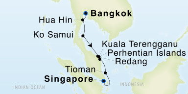 Luxury Cruise: Royal Thailand & Malaysia’s Emerald Islands