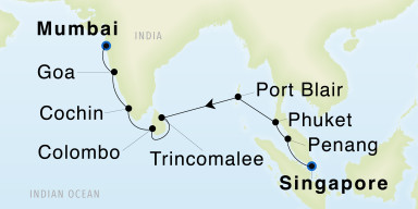 Luxury Cruise: The Andaman Sea & the Spice Coast
