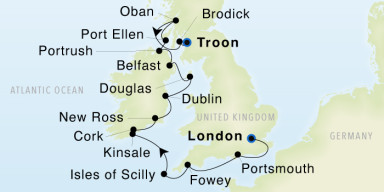 Luxury Cruise: Celtic Shores & the Irish Sea