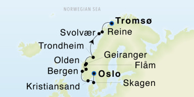 Luxury Cruise: Coastal Norway & the Arctic Circle