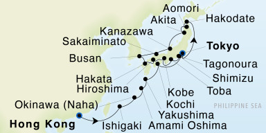 Luxury Cruise: The Inaugural Journey: Japan, the Ryukyus & Korea