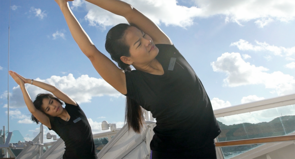 Yoga & Thai chi on deck. - 21 Reasons to Sail with SeaDream